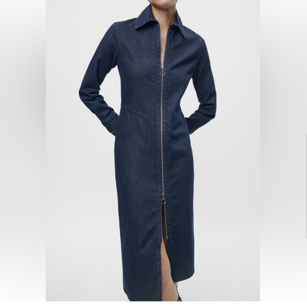 Zara the minimal denim dress